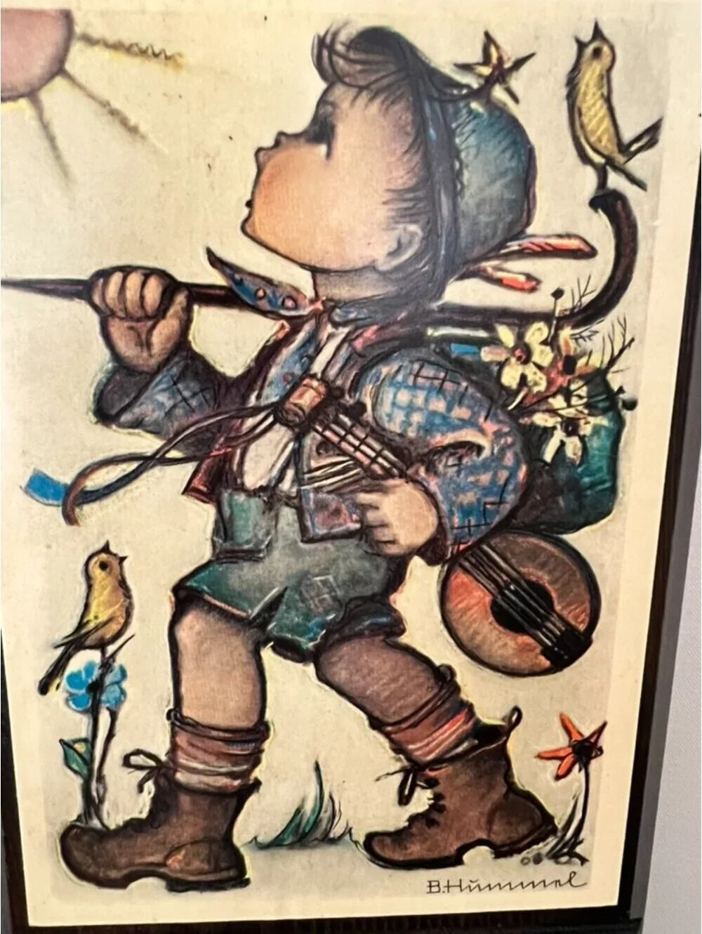 Vintage B. Hummel Wall Plaques Set of 2 Storybook Cottagecore Decor